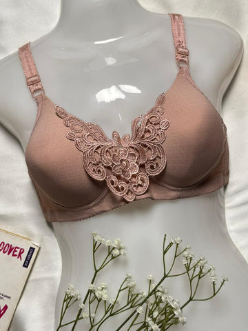 (Pack Of 3) Beautiful Front Laced Butterfly Bra