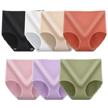7 Color Women Panties 2025 New Summer Fashion XL XXL Large Size Underwear Female High Rise Panties Briefs Sexy Ropa Interior