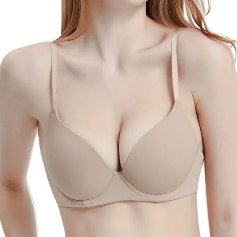 Push-Up Seamless Bras For Women Fixed Cup Non-wire Bra Invisible Brassiere Sexy Lingerie 3/4 Cup Bra Top Women's Underwear S-XL