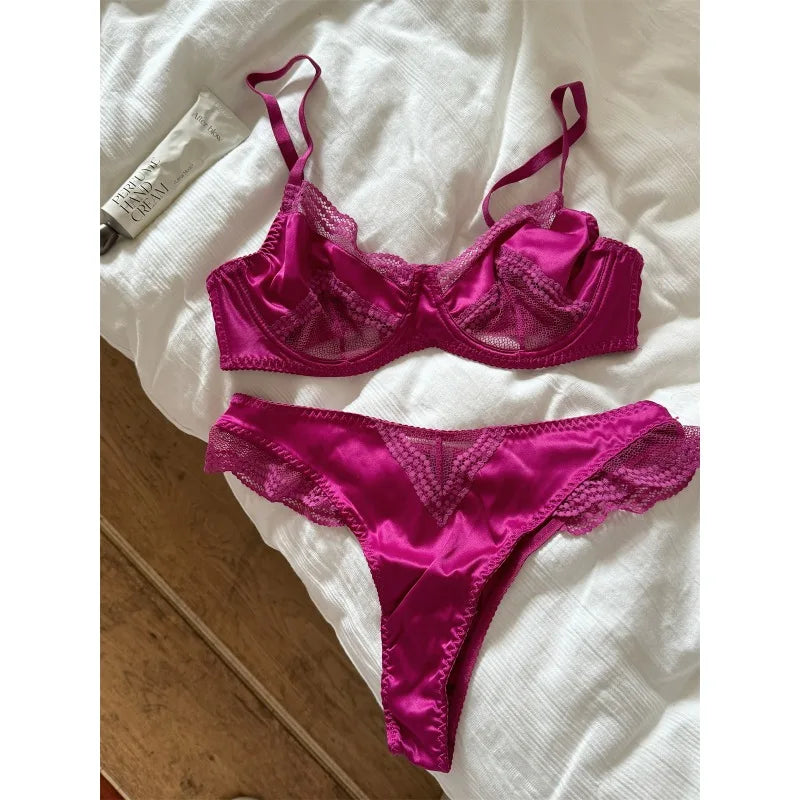 Lightweight French Embroidery Lace Push Up Bra for Summer, Breathable Sexy Gathering Underwear, Comfortable Fit for Women S-xl